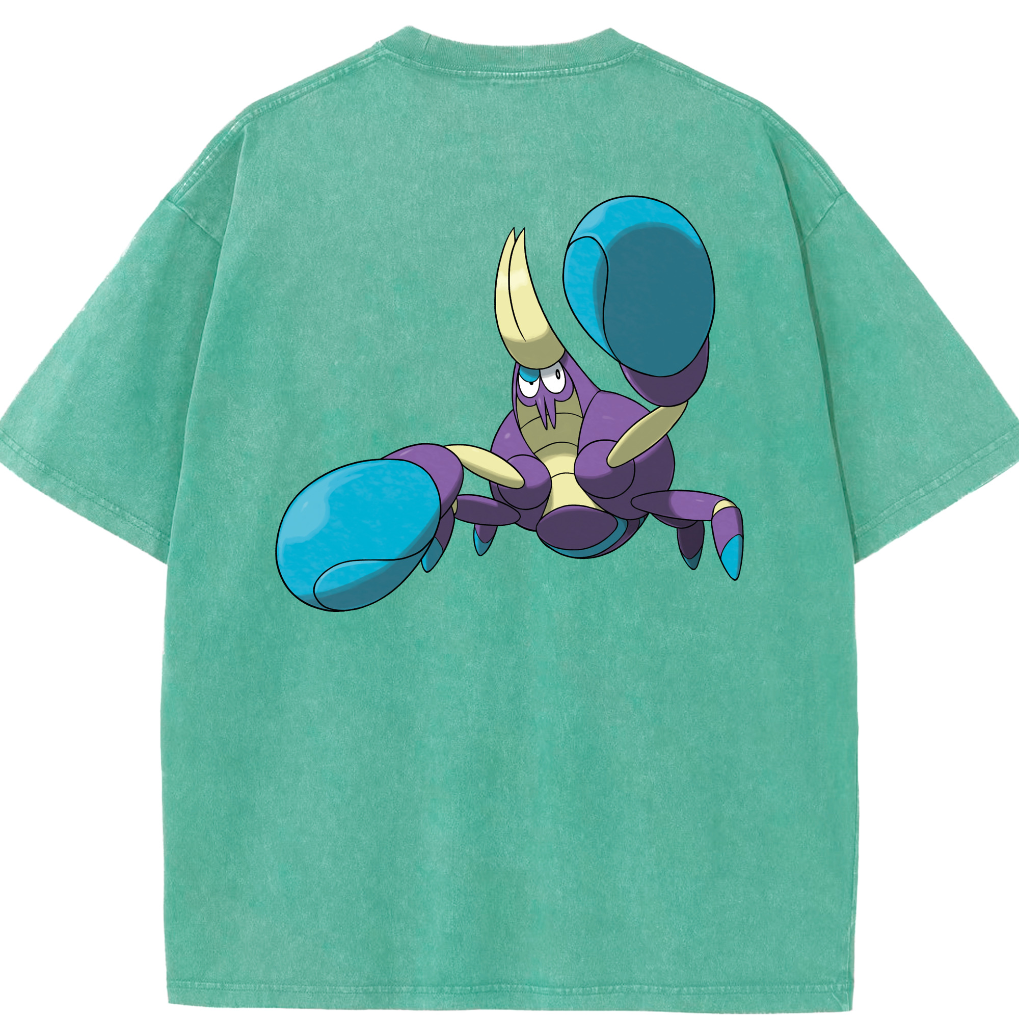 （画像用） ポケットモンスター Pokémon 綿100% ヴィンテージ風 半袖Tシャツ（背面プリント）